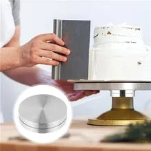 1-Piece Rotating Turntable Decorator Cake Stand
