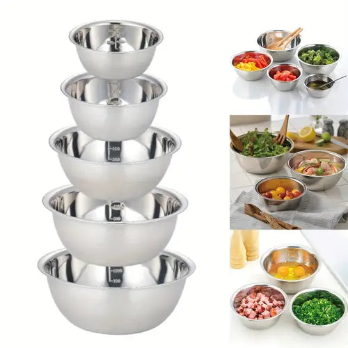 5-Piece Mixing Bowl Set: Premium Quality and Versatility