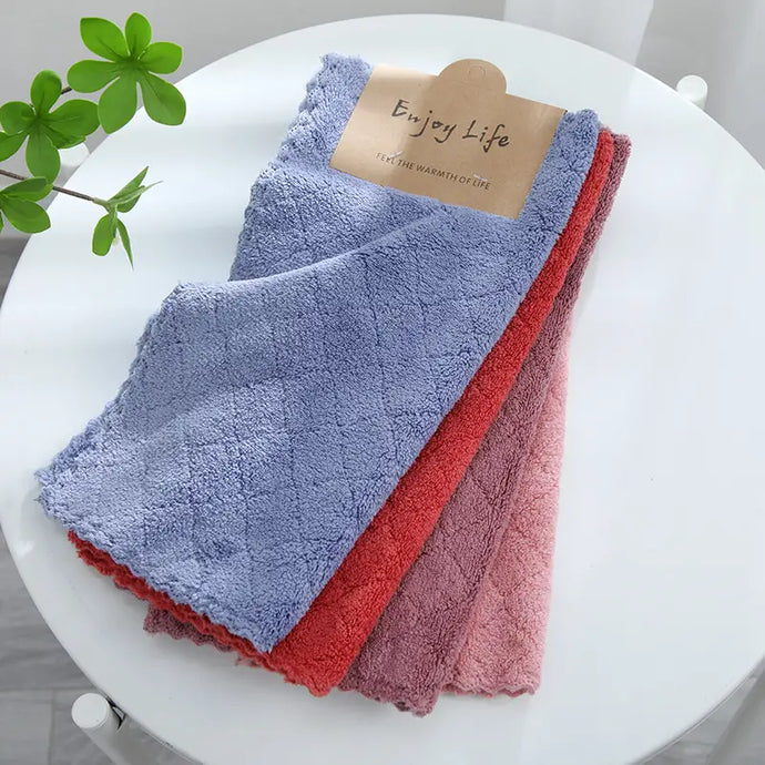 4 Piece Microfiber Dish Towel Set