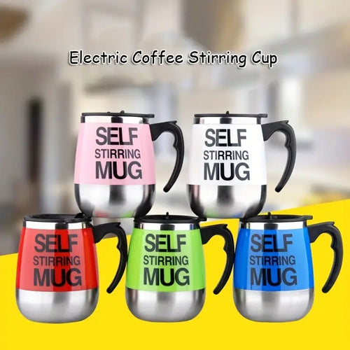 Colorful Self Stirring Coffee Mugs