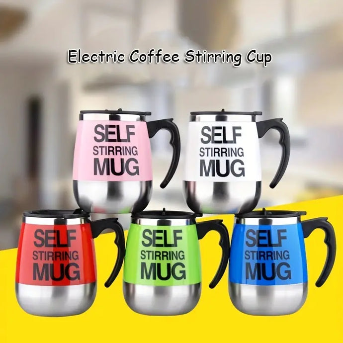Colorful Self Stirring Coffee Mugs